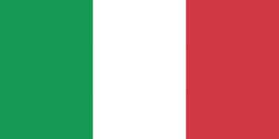 The image shows the flag of Italy with vertical stripes of green, white, and red.