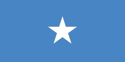 Blue flag with a single white star in the center.